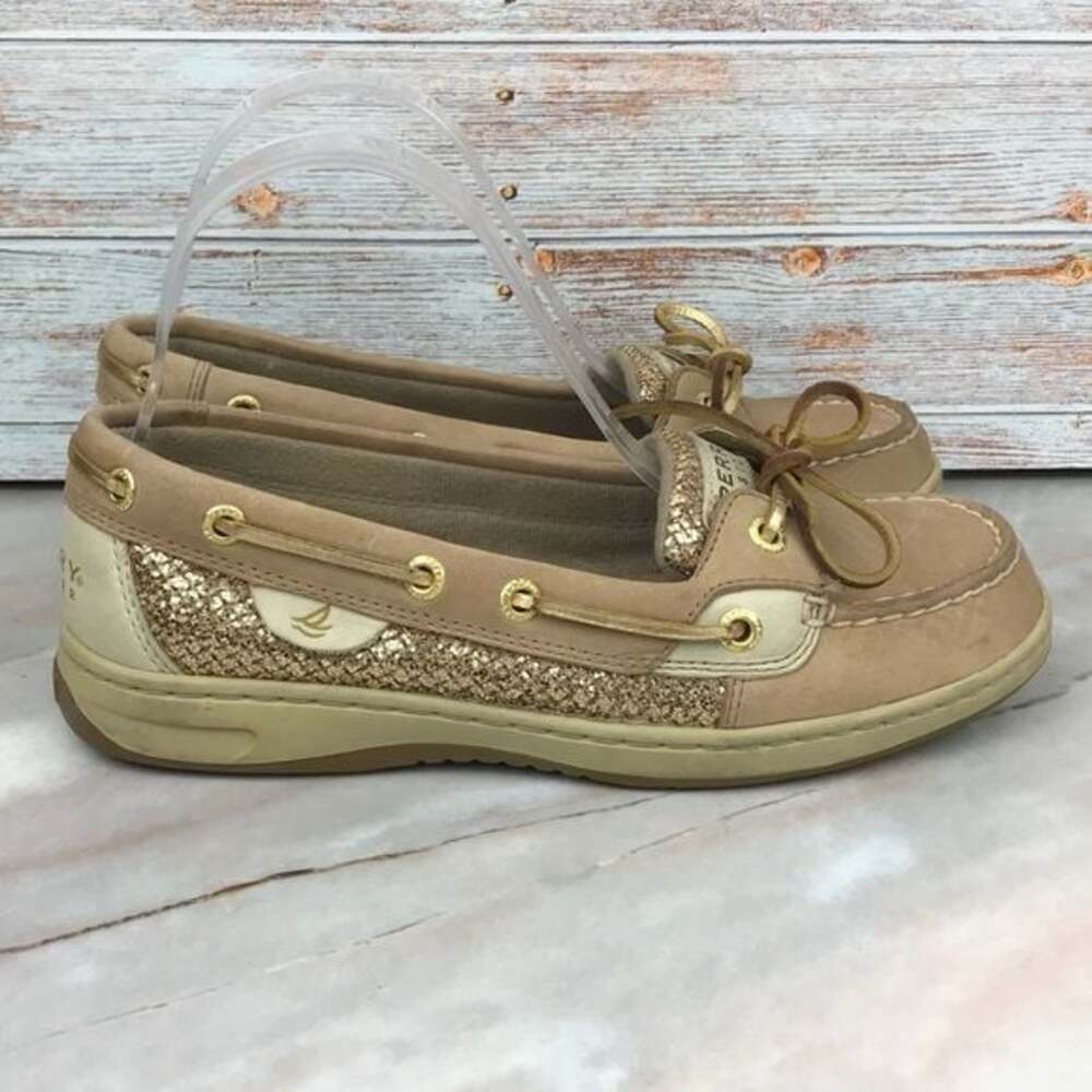 Sperry Top-Sider Women’s Angelfish in Gold Glitter size 6 EUC - Picture 4 of 9